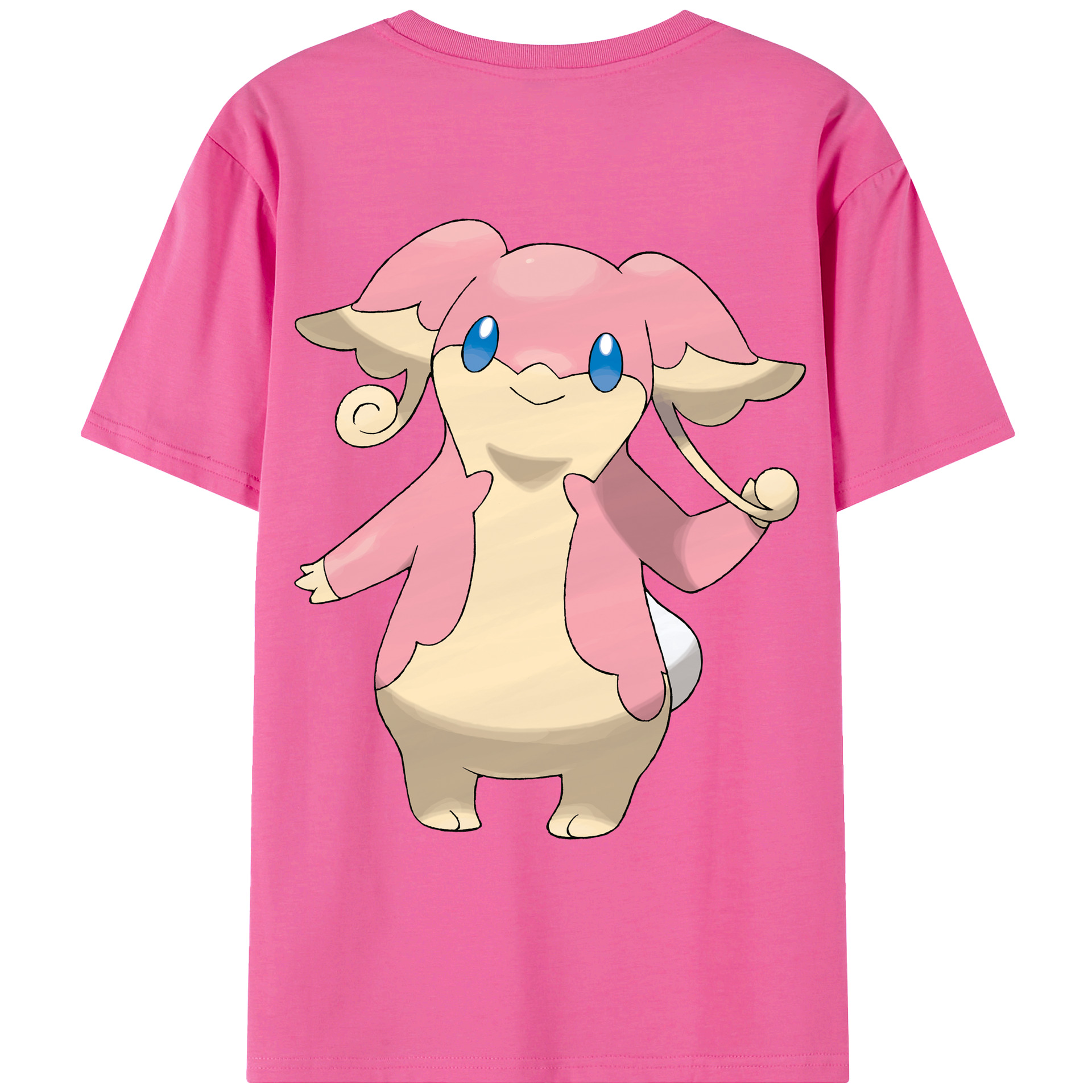 （画像用） ポケットモンスター Pokémon レディース半袖Tシャツ(バックプリント)
